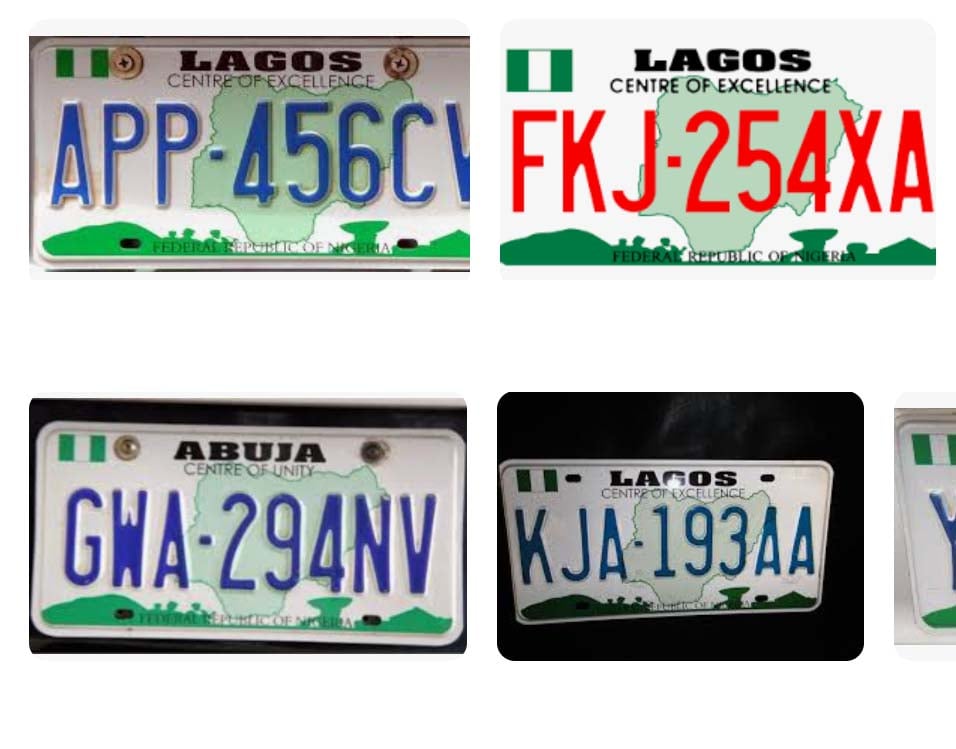 Nigeria number plate